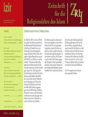 Zeitschrift für die Religionslehre des Islam (ZRLI), Heft 3
