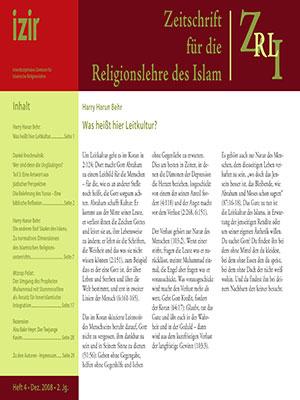 Zeitschrift für die Religionslehre des Islam (ZRLI), Heft 4