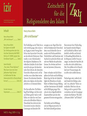 Zeitschrift für die Religionslehre des Islam (ZRLI), Heft 5