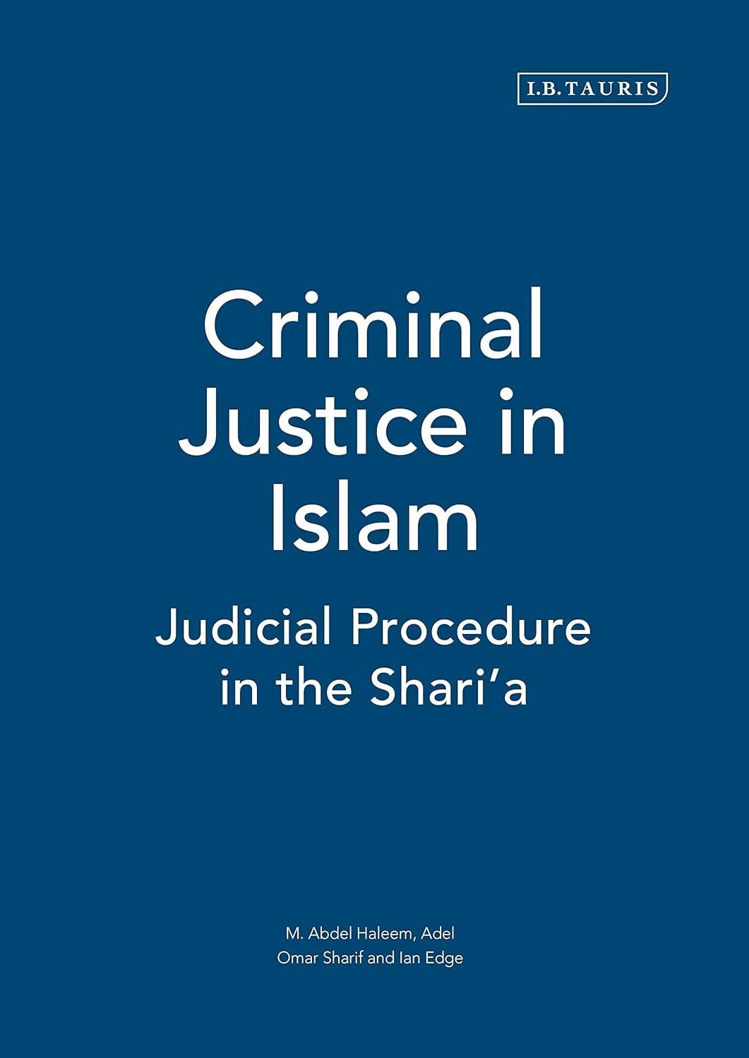 Criminal Justice In Islam