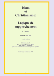 Islam et Christianisme: Logique de rapprochement