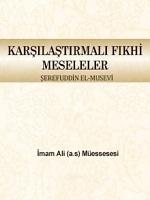 Karşılaştırmalı Fıkhi Meseleler