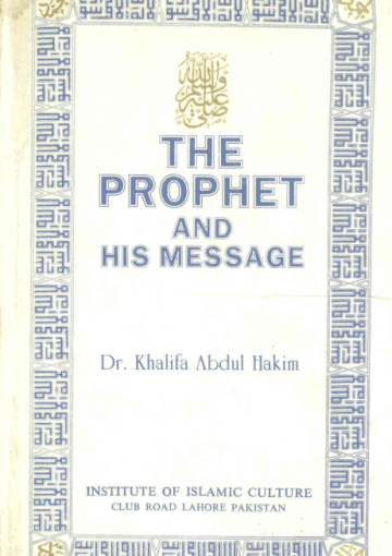 The Prophet and His message