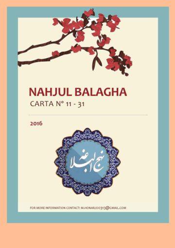 NAHJUL BALAGHA CARTA Nº 11 - 31