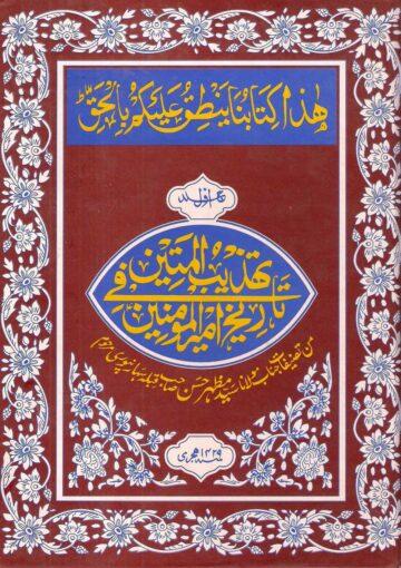 تہذیب المتین فی تاریخ امیر المومنین ج۱